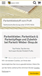 Mobile Screenshot of parkett-weber-shop.de